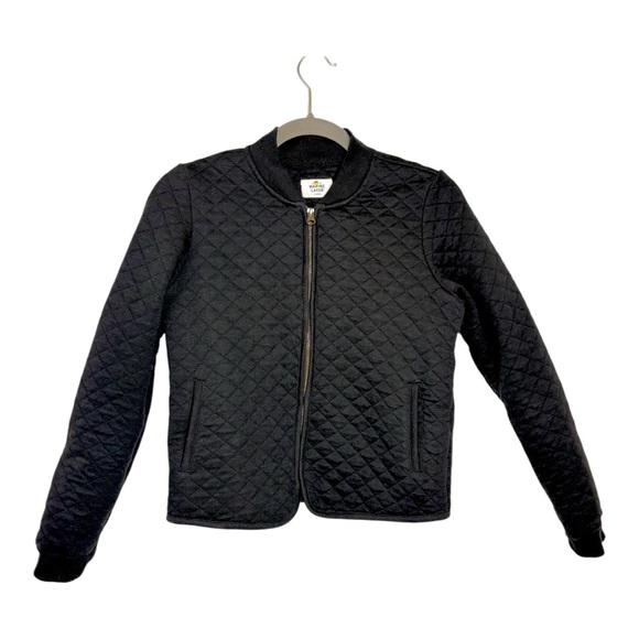 Marine Layer Black Corbet Quilted Bomber Jacket Fitted XS - Picture 3 of 10